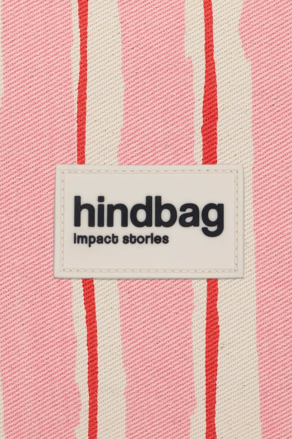 Claude Red and Pink Stripes Tote bag