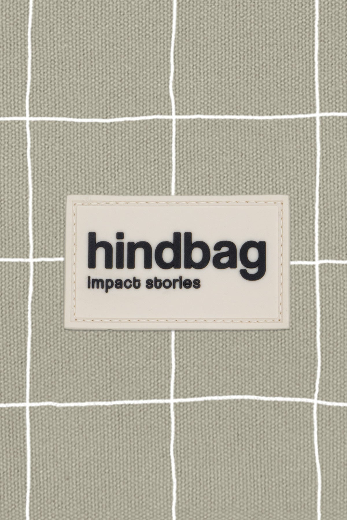 Ema Pouch – Sage Green/White Check