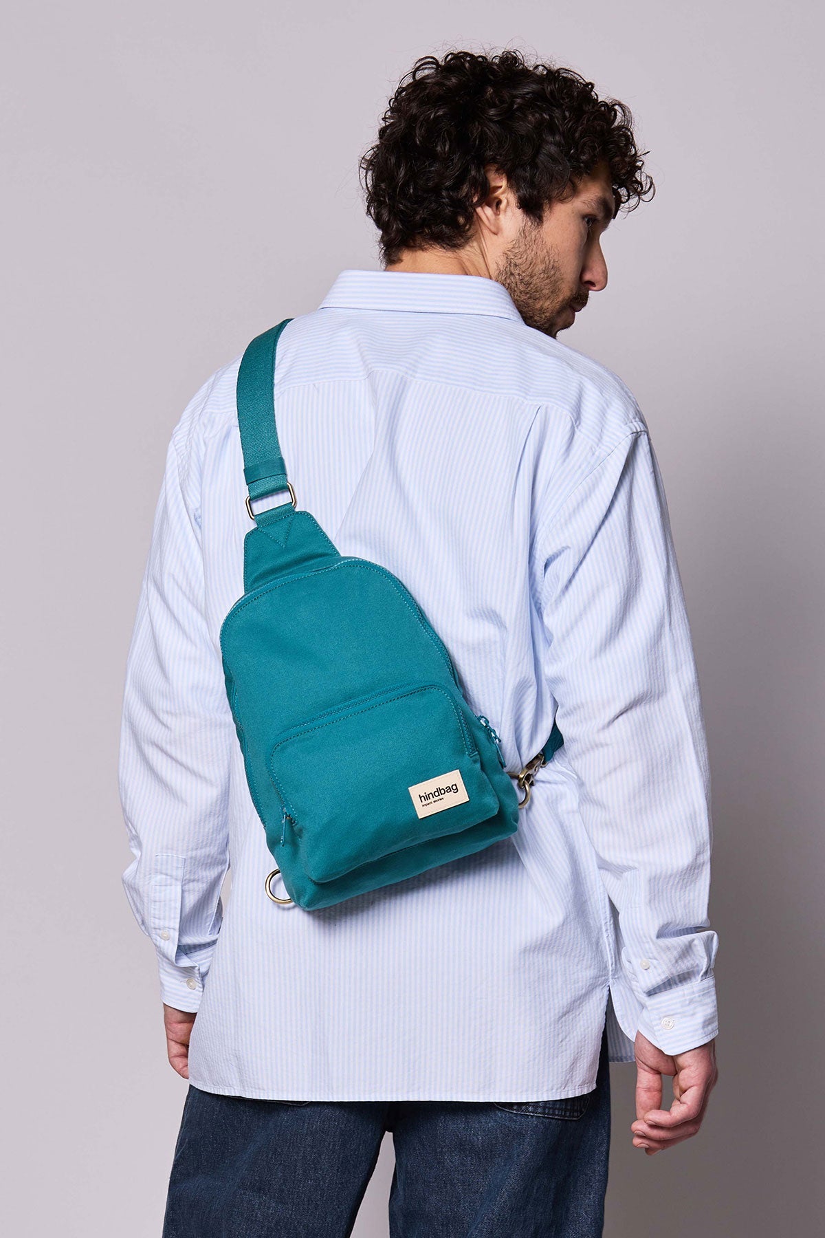 Felix Peacock Blue Sling Bag