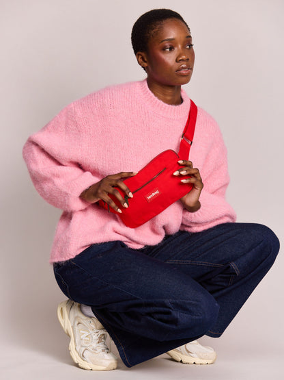 Harry carmine red bum bag