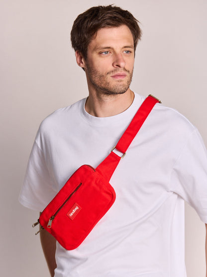 Harry carmine red bum bag