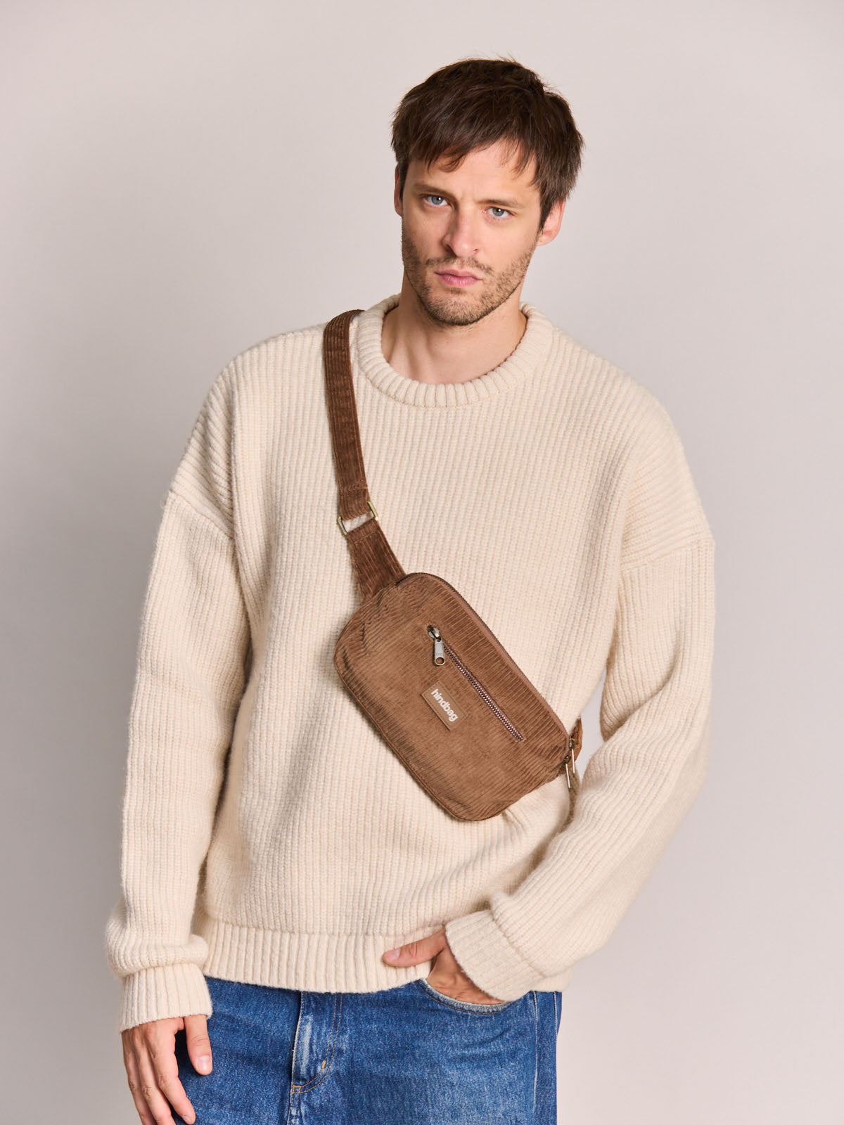 Harry macchiato corduroy bum bag