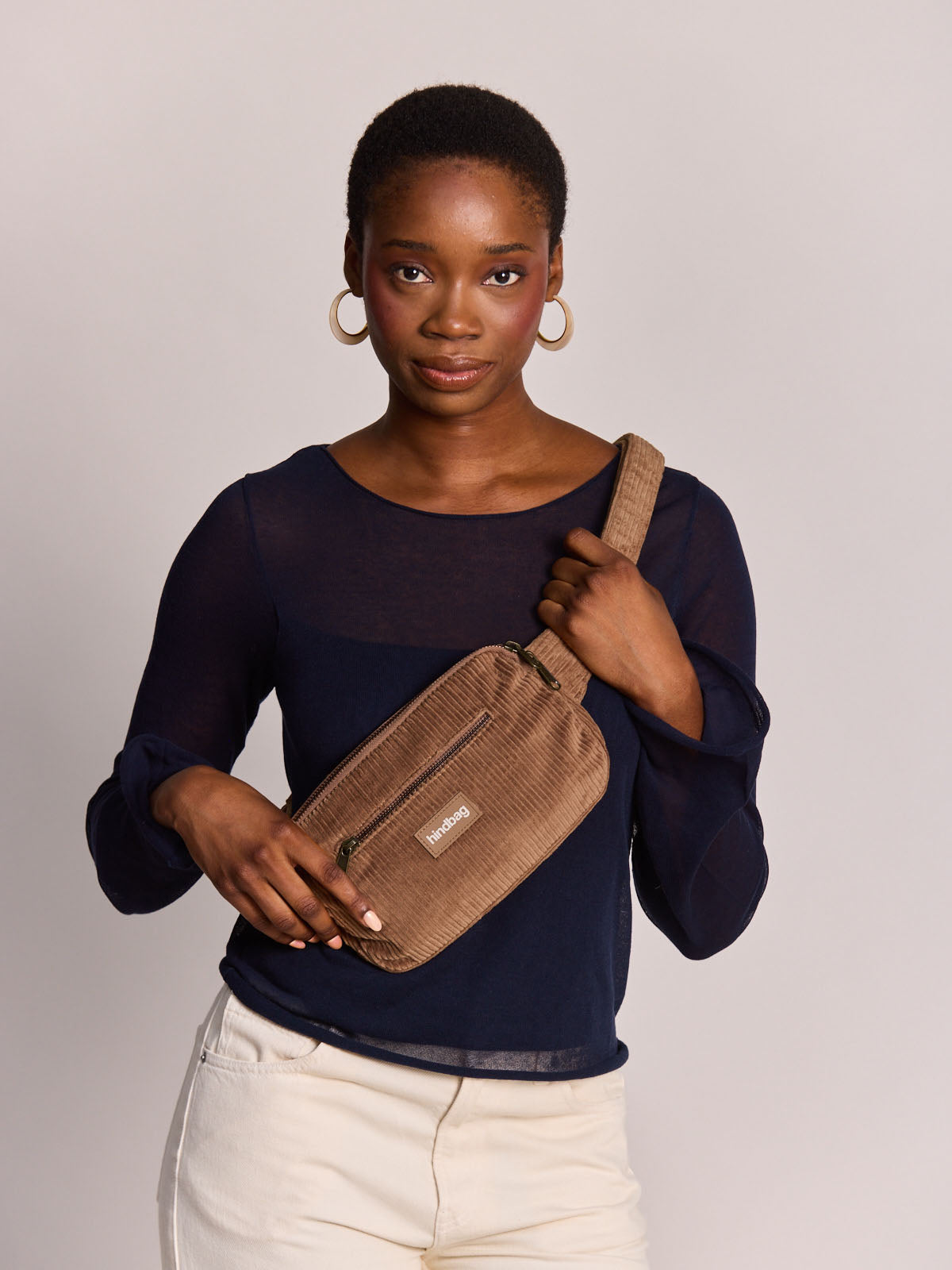 Harry macchiato corduroy bum bag