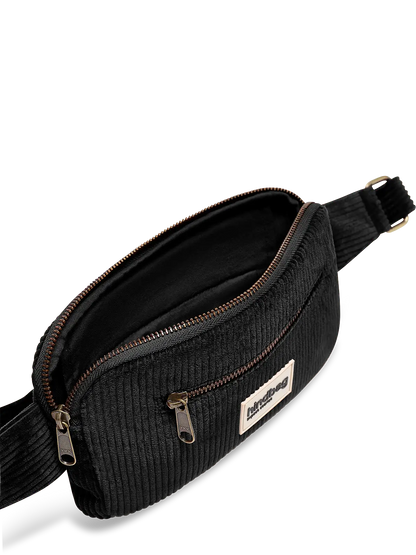 Harry black corduroy bum bag