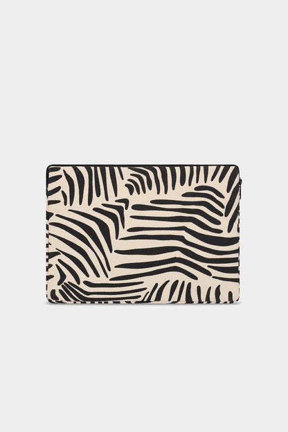 Ava Cinnamon Zebra Laptop Sleeve