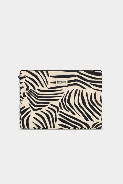 Ava Cinnamon Zebra Laptop Sleeve