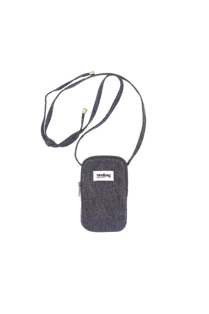 Bill Denim Gray phone pouch