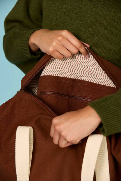 Simon Chocolate Duffel Bag