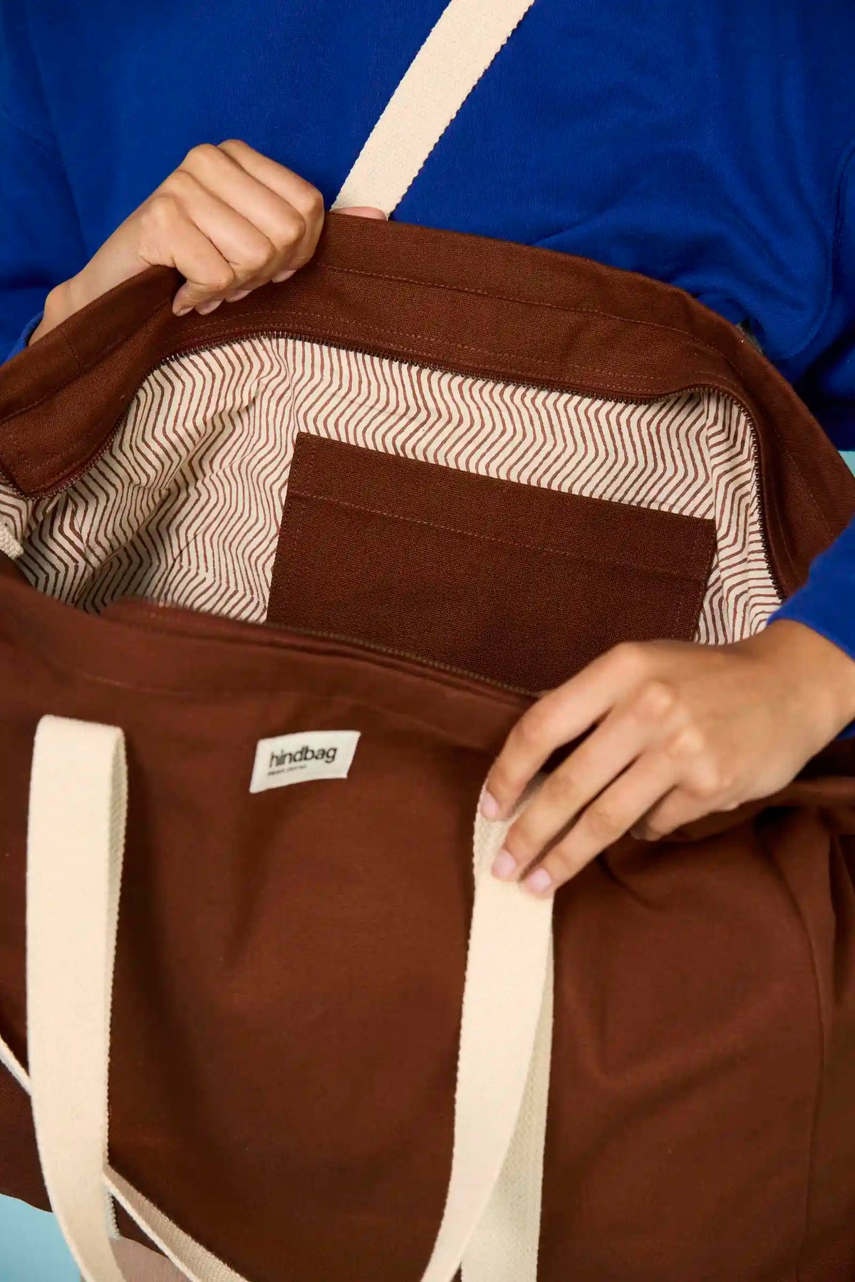Chocolate Jean Bag