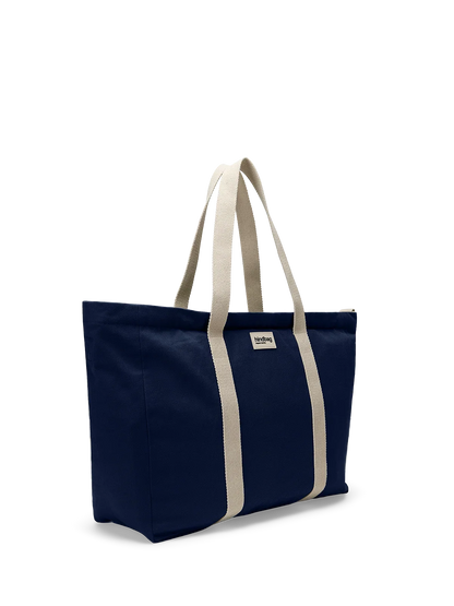 Navy Jean Bag
