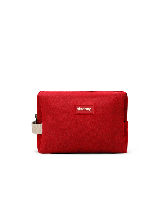 Leon carmine red Toiletry Bag
