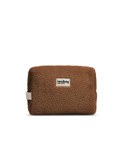 Léon Teddy Toiletry Bag in Brown