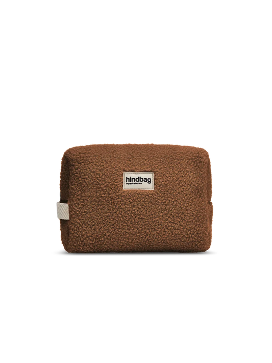 Léon Teddy Toiletry Bag in Brown