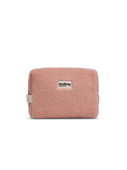 Léon Teddy Toiletry Bag in Powder Pink