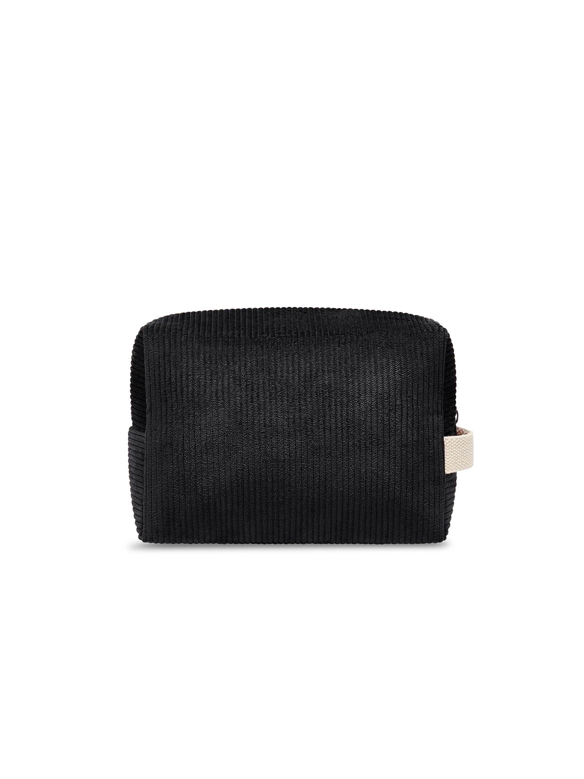 Leon black corduroy Toiletry Bag