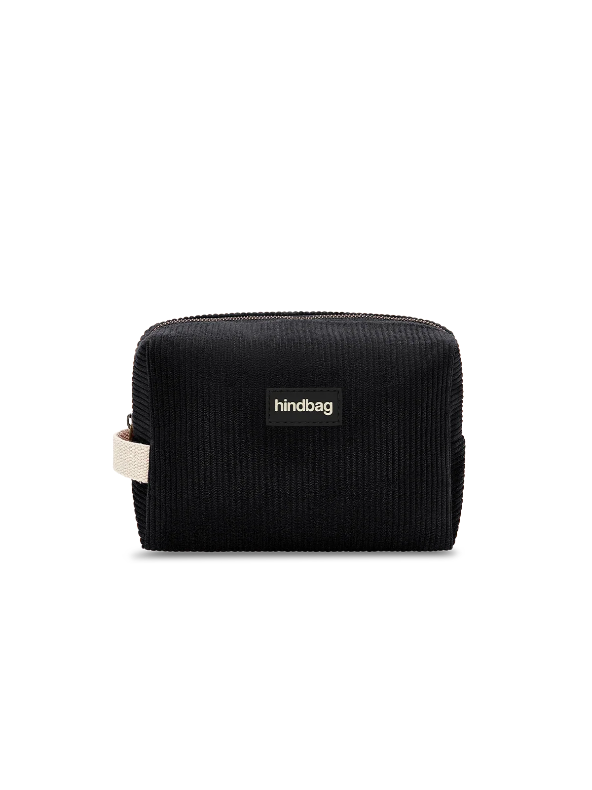 Leon black corduroy Toiletry Bag