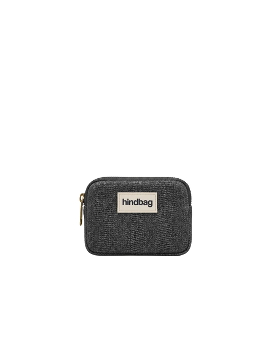 Lili dark grey denim Coin Purse