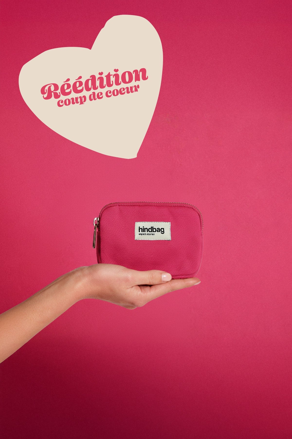 Lili Fuchsia holi coin purse