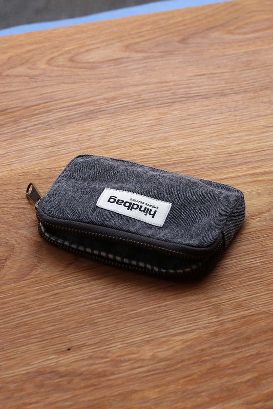 Lili Denim Gray Coin Purse
