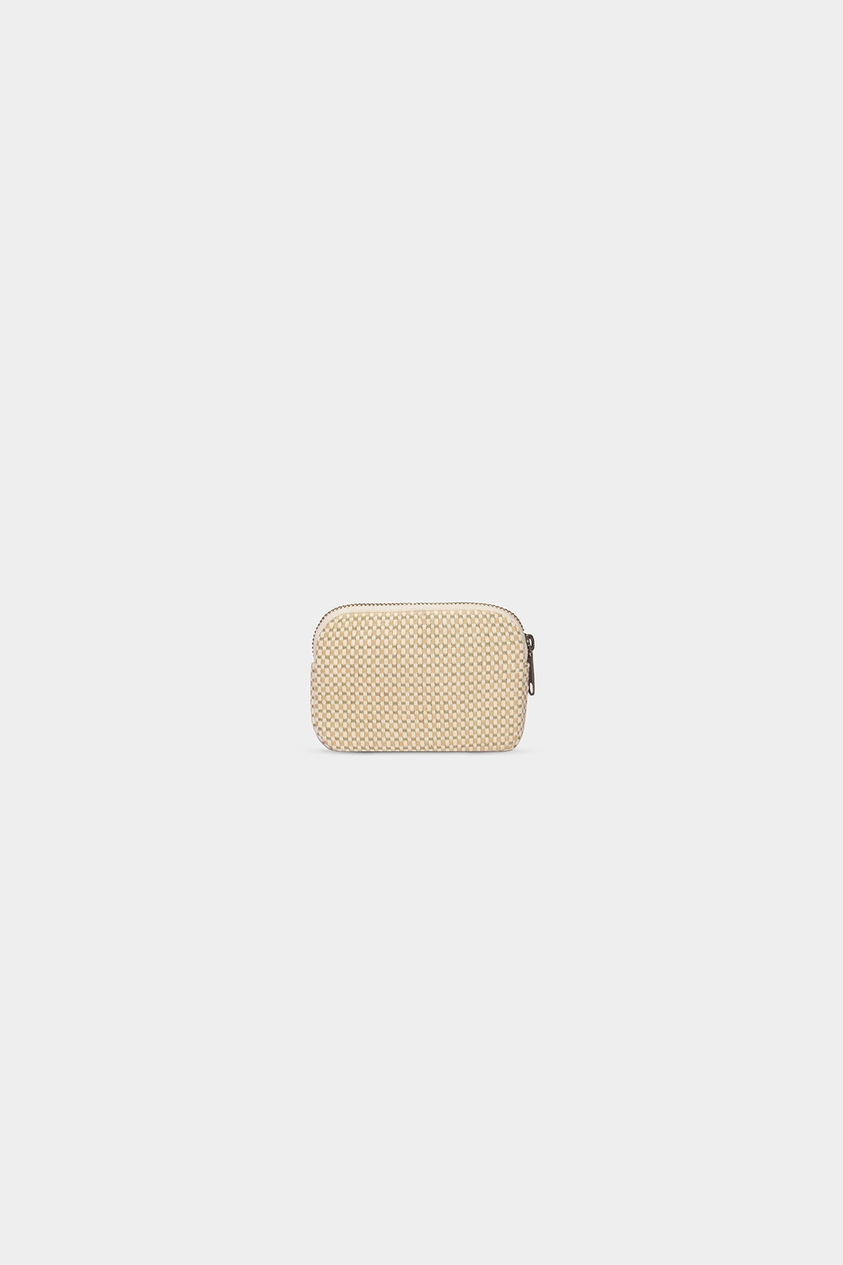 Lili nude Weave Coin Purse