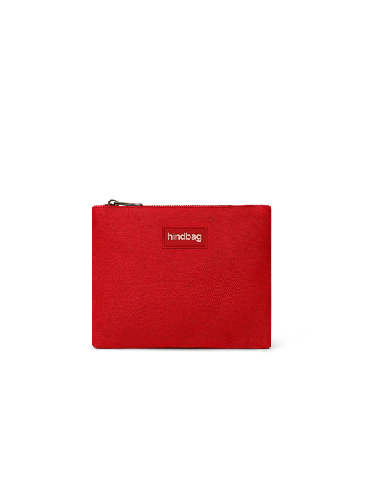 Lou carmine red pouch