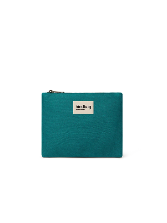Lou Peacock Blue Pouch