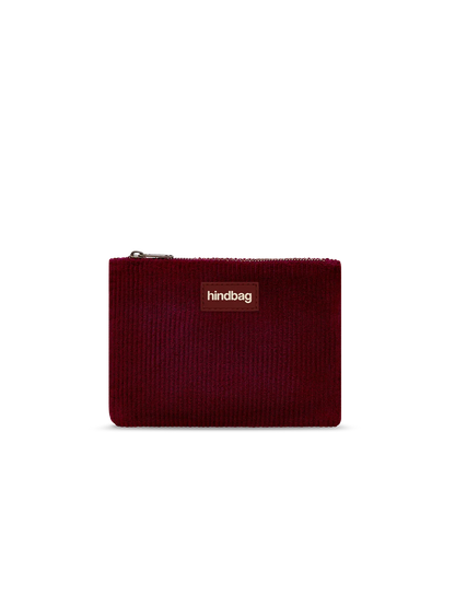 Lou burgundy corduroy Pouch