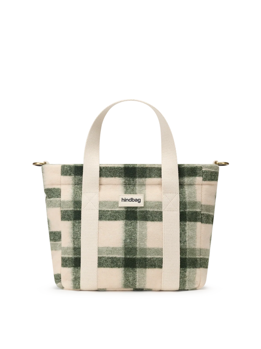 Louise green tartan crossbody
