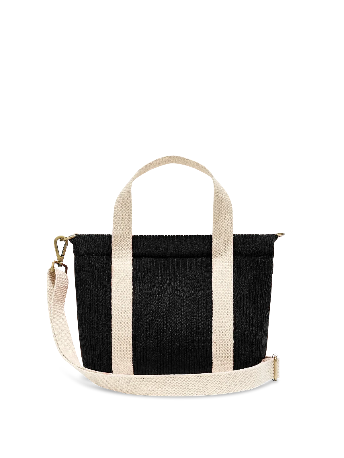 Louise black corduroy Crossbody