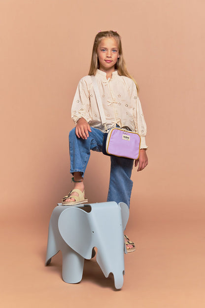 Elsa Tricolor Lilac Children's Lunchbag
