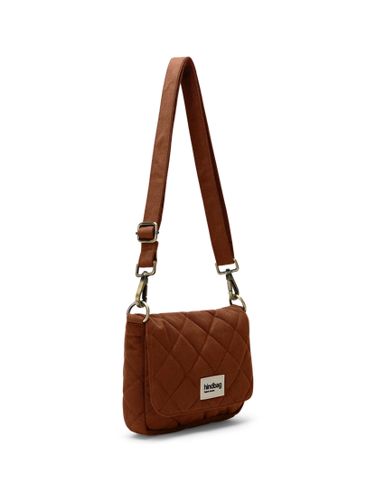 Margault Chocolate Quilted Handbag