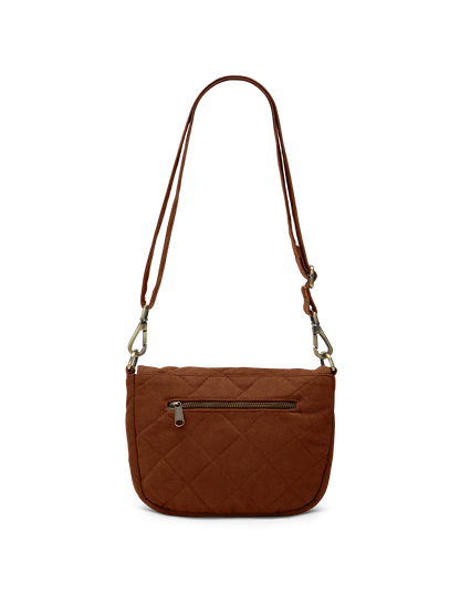 Margault Chocolate Quilted Handbag