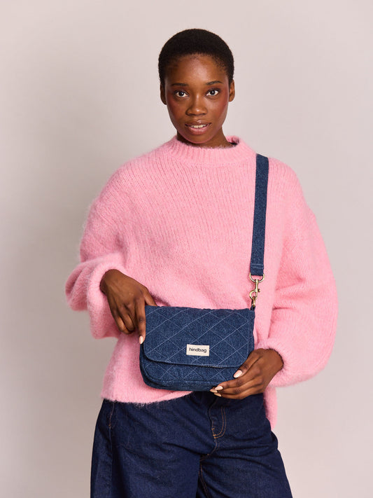 Margault dark blue denim Crossbody