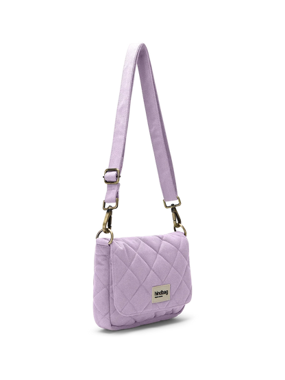 Margault lilac quilted handbag