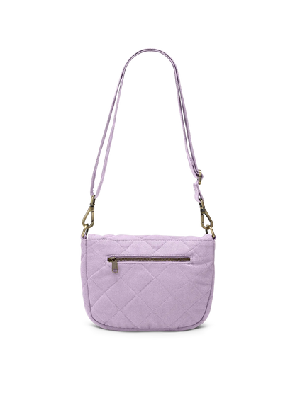 Margault lilac quilted handbag