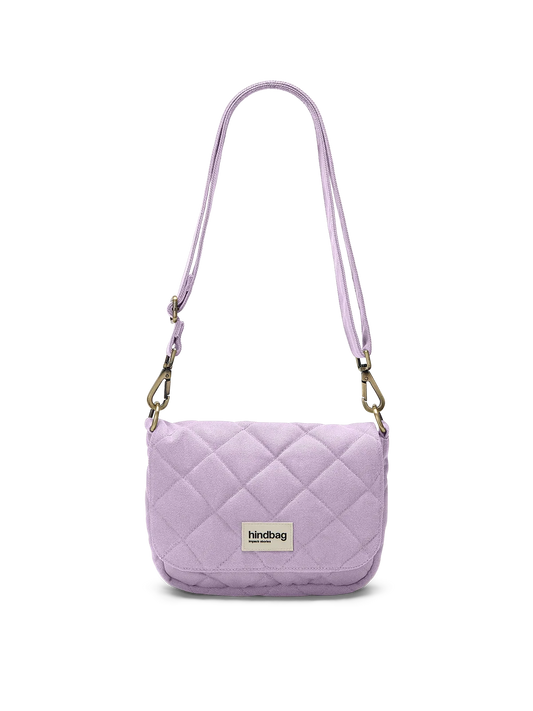 Margault lilac quilted handbag