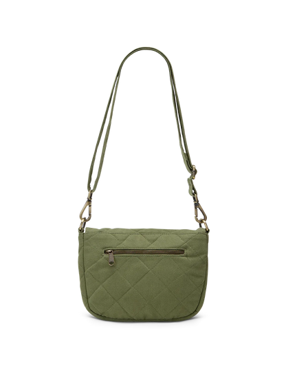 Margault Olive quilted handbag