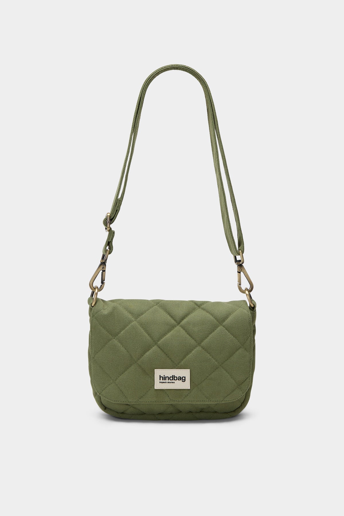 Margault Olive quilted handbag