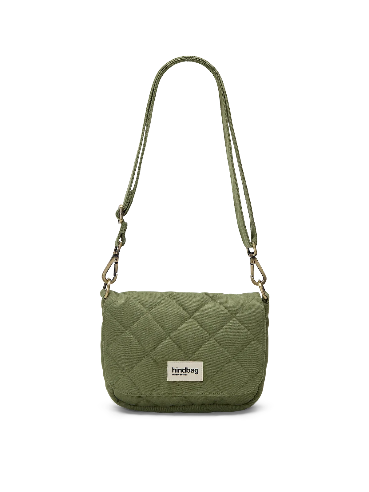 Margault Olive quilted handbag