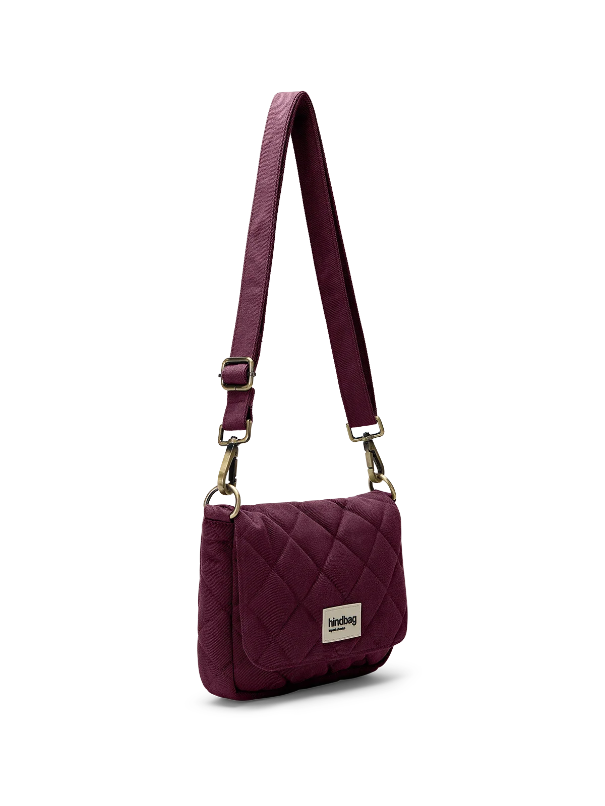 Margault Prune quilted handbag