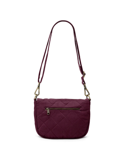 Margault Prune quilted handbag