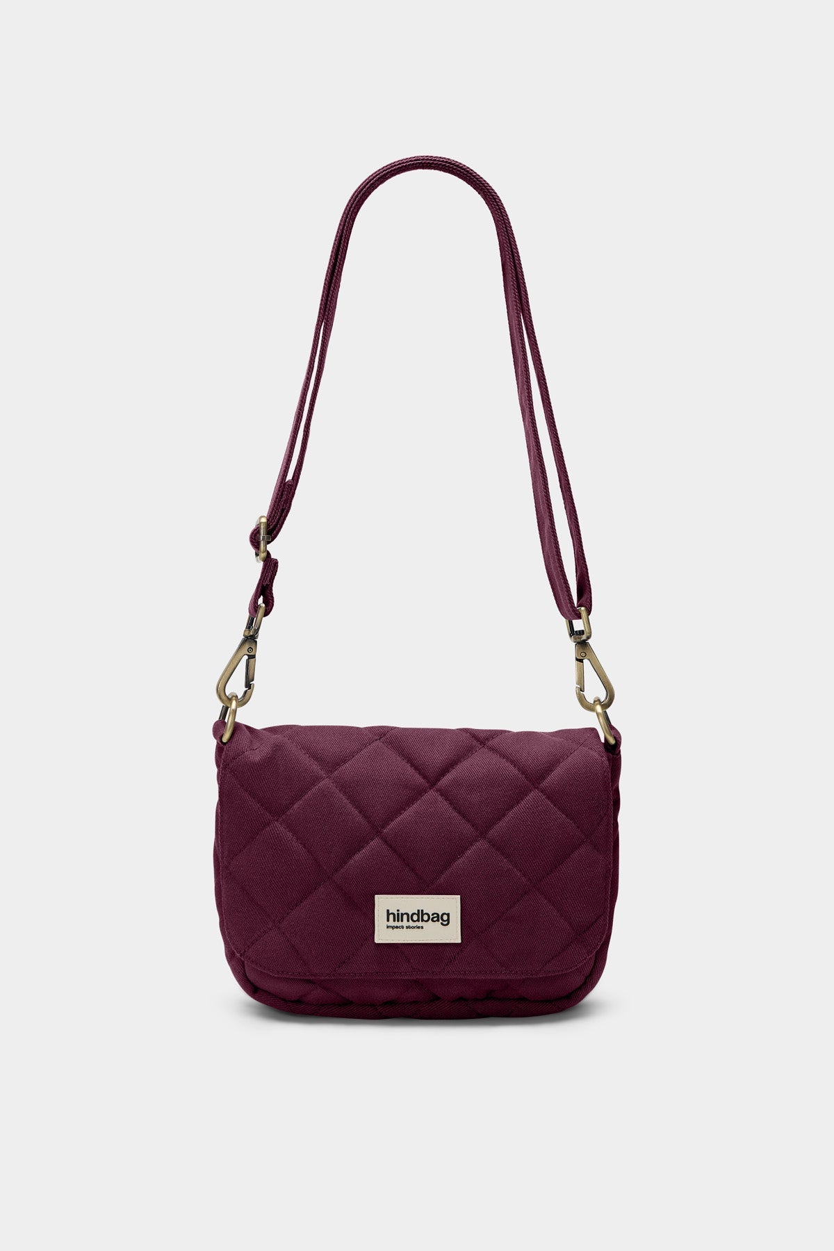 Margault Prune quilted handbag