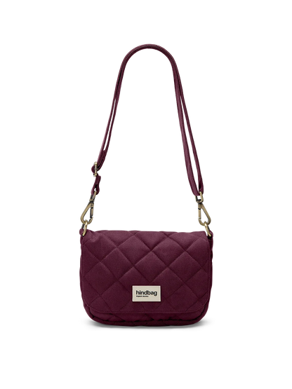 Margault Prune quilted handbag