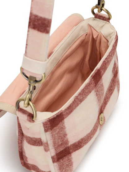 Margault tartan pink Crossbody