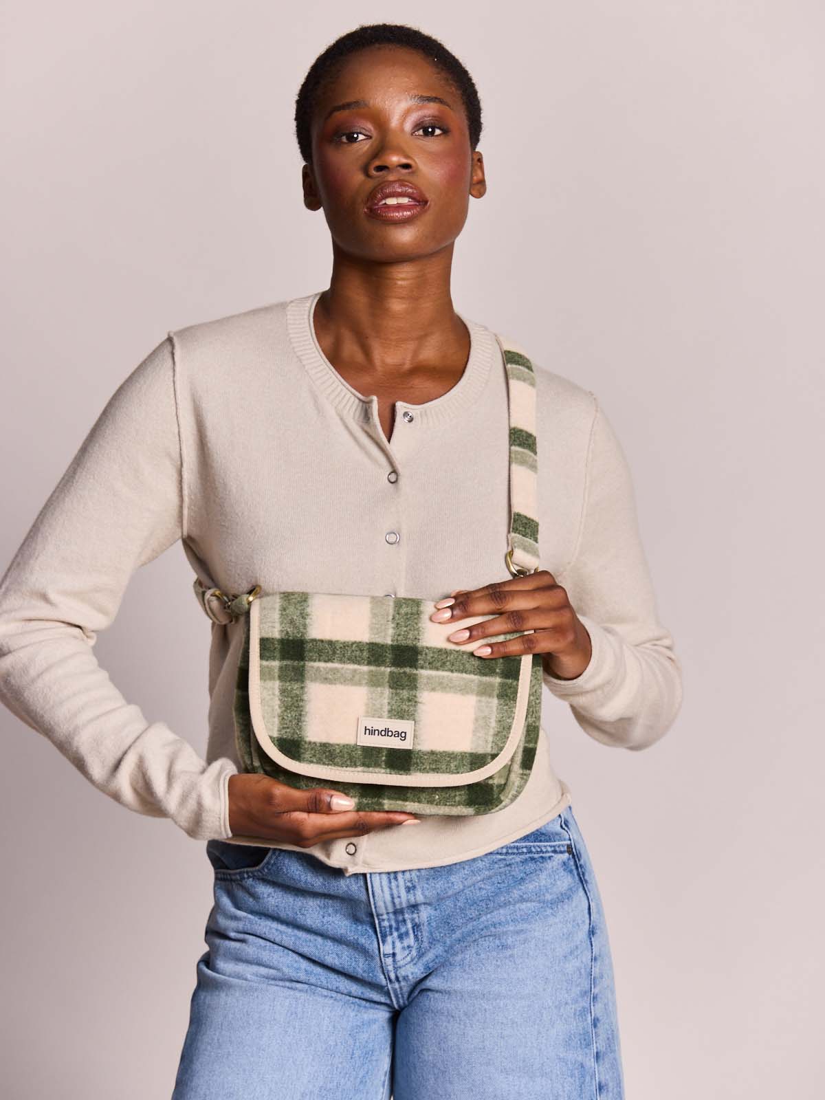 Margault tartan green Crossbody