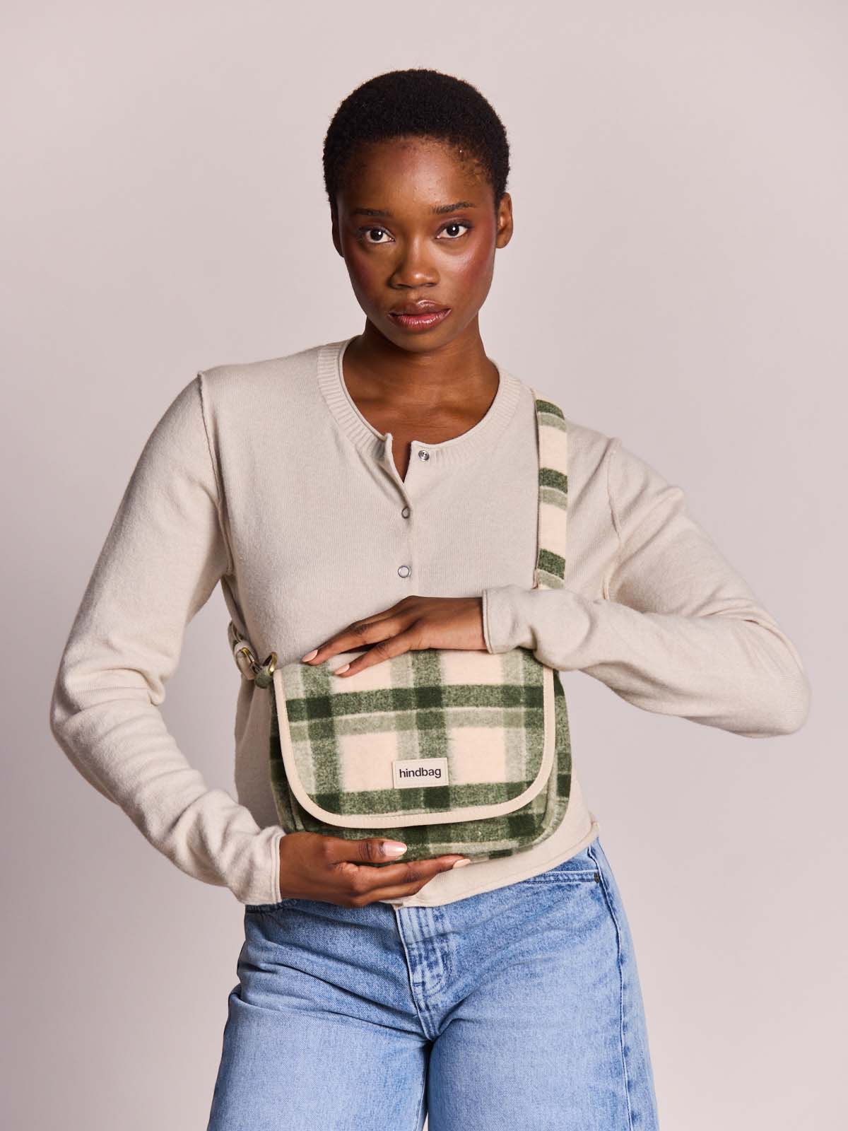 Margault tartan green Crossbody