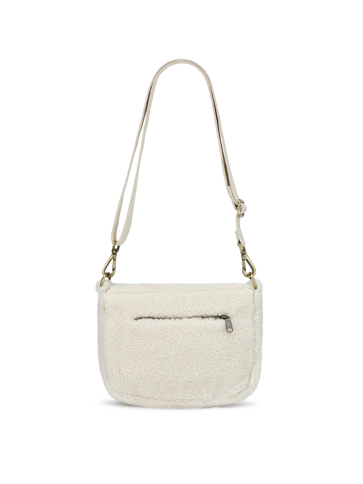 Teddy Crossbody Handbag in Arctic White