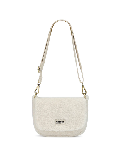 Teddy Crossbody Handbag in Arctic White