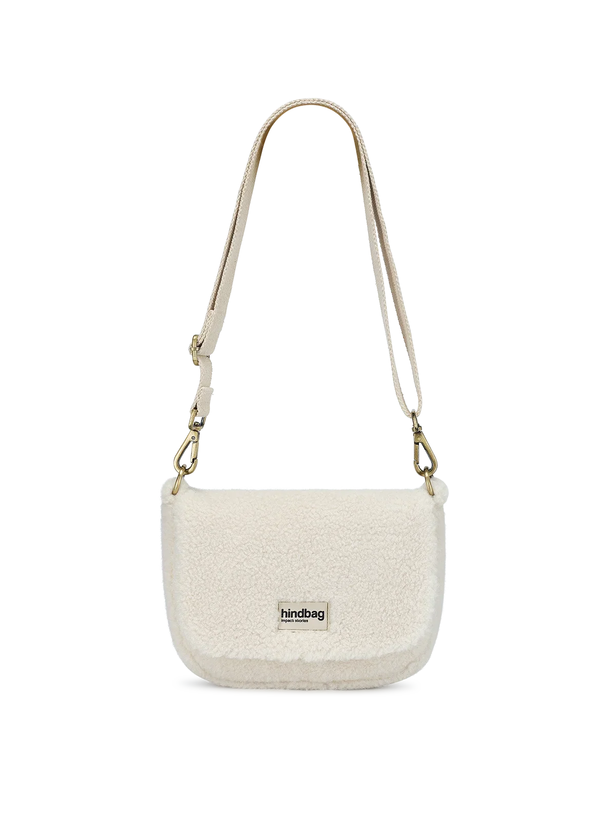 Teddy Crossbody Handbag in Arctic White
