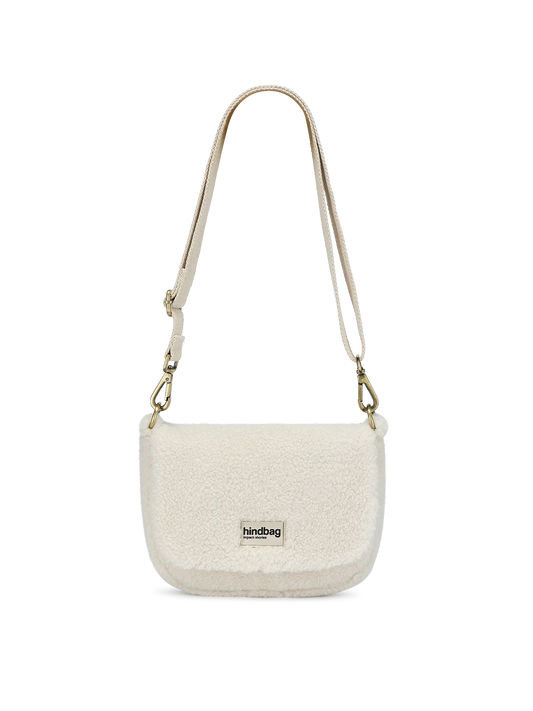 Teddy Crossbody Handbag in Arctic White